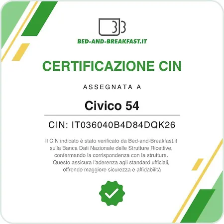 Civico 54 בית הארחה